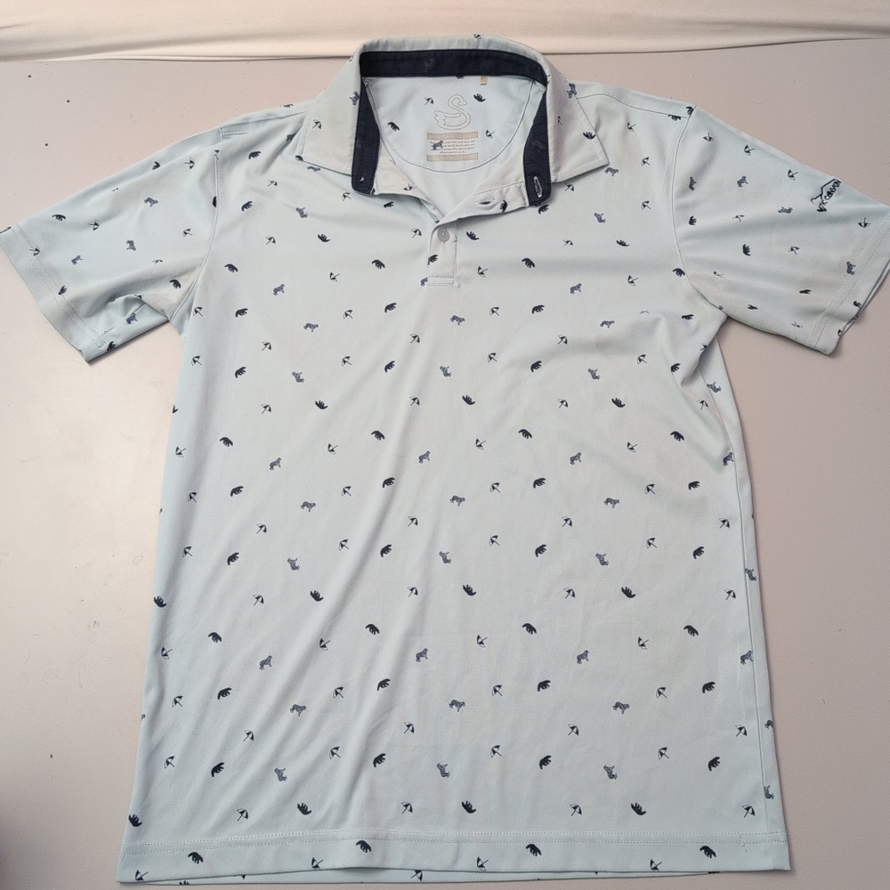 Swannies Golf Polo Shirt Men Small